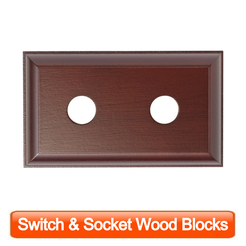 Switch & Socket Wood Blocks
