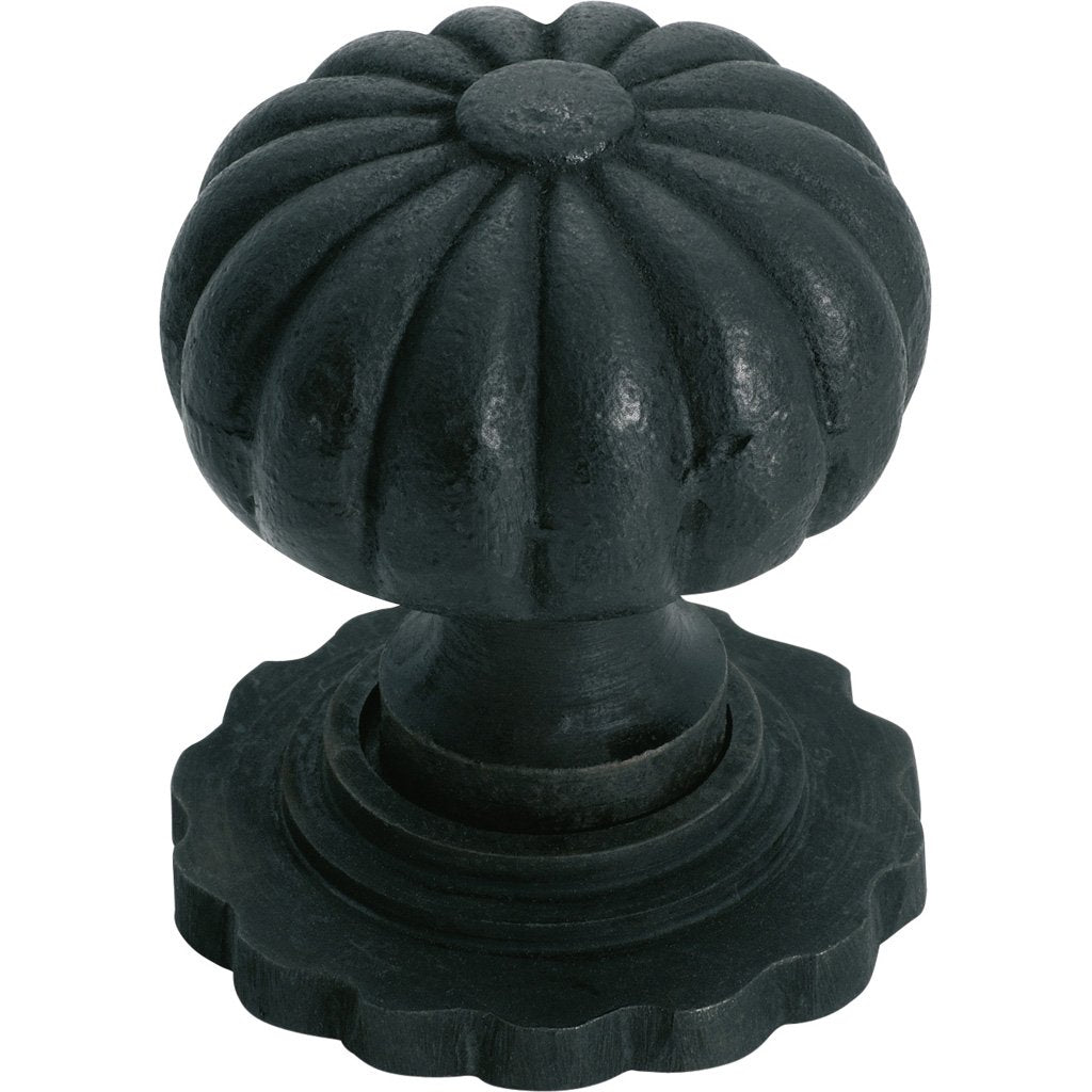 Cupboard Knob Fluted (with Back Plate)