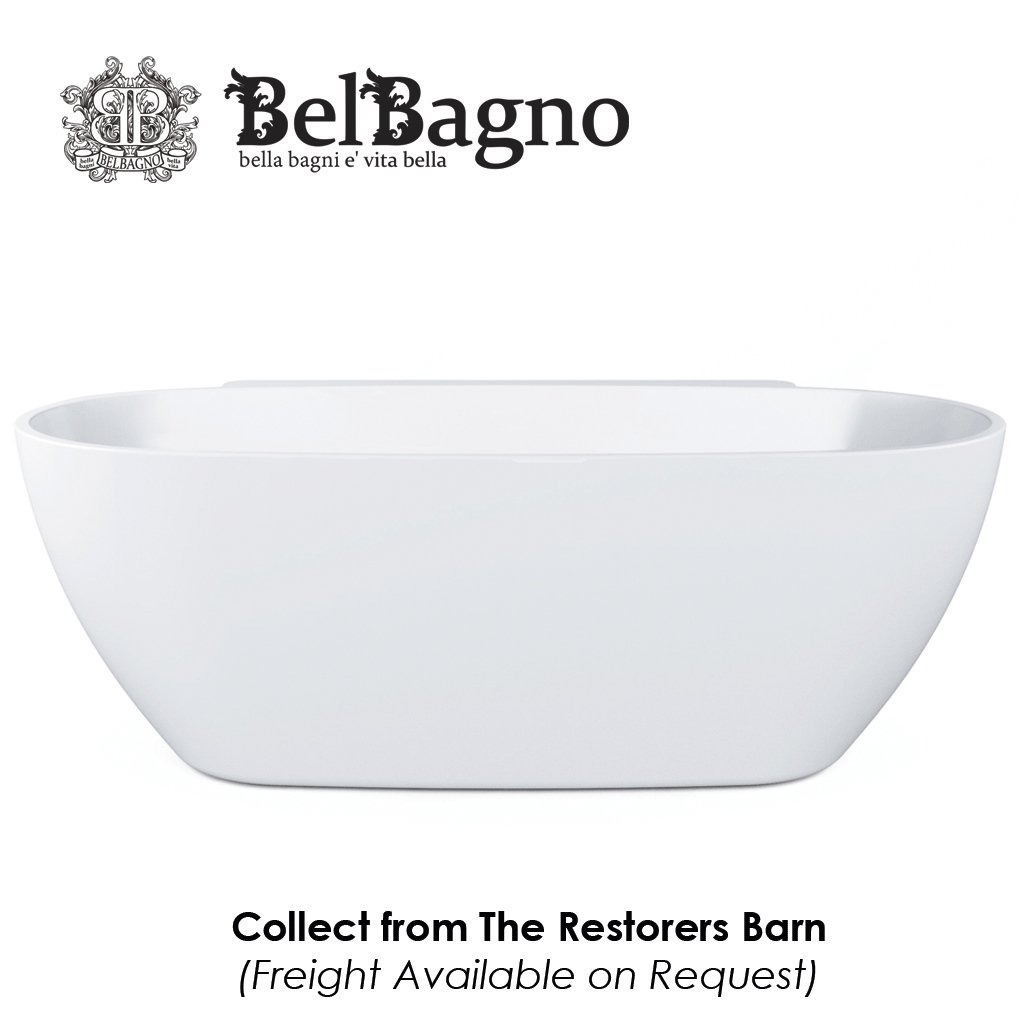 Freestanding Bath (PALERMO-1750) Gloss White