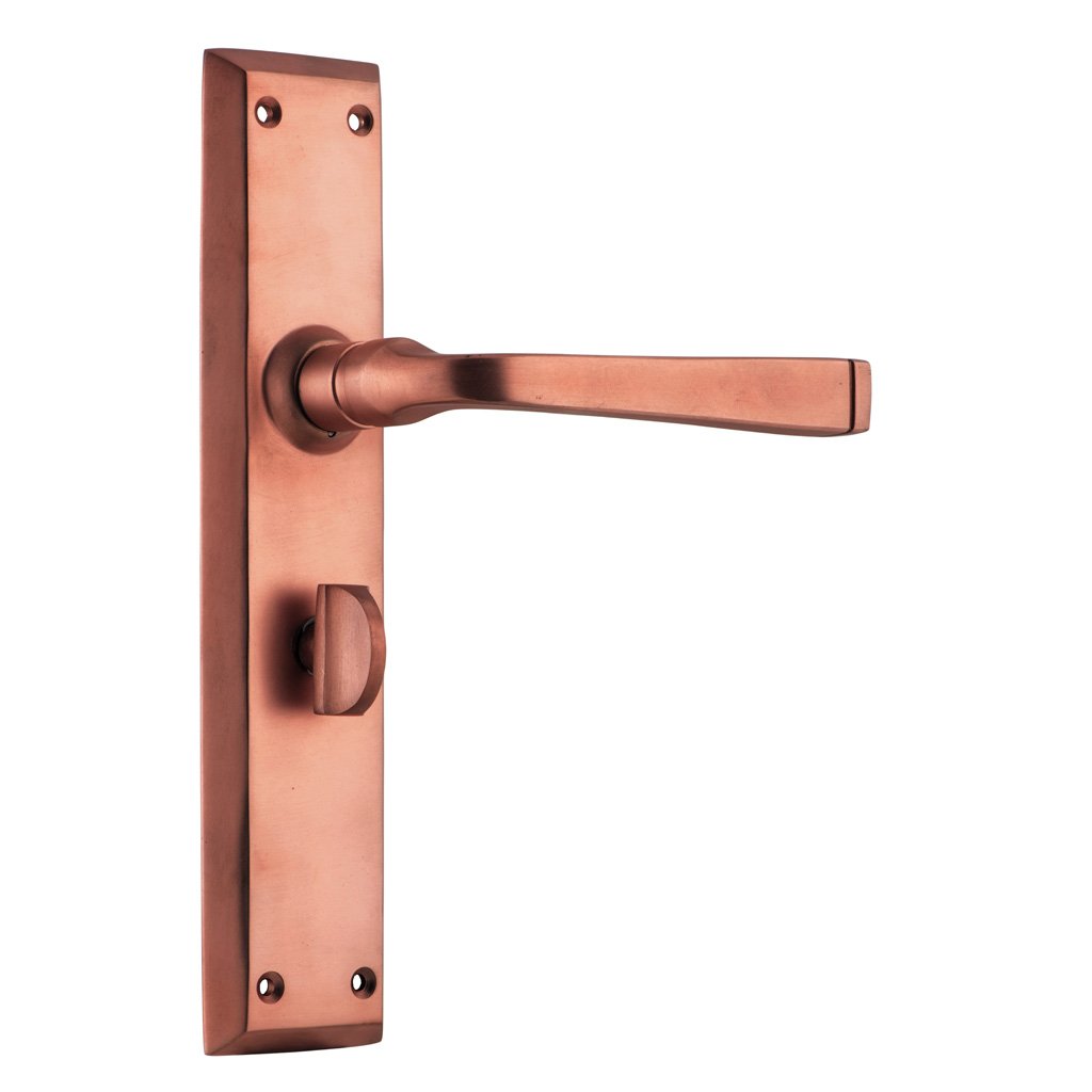Menton Lever on Rectangular Plate (Door Handle Set)