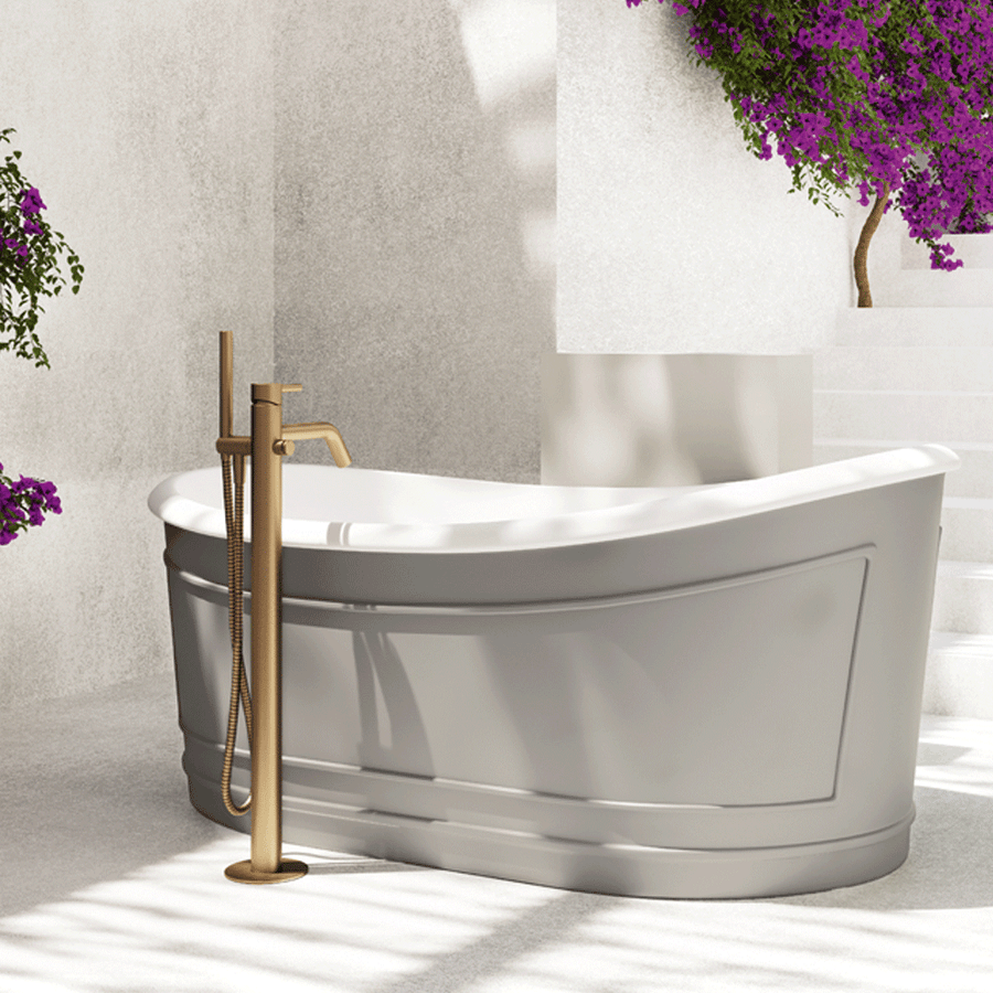 Freestanding Bath (RITZ-1670) Matt Grey