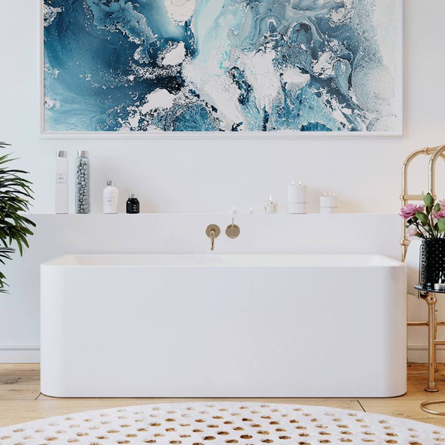 Freestanding Bath (ALTO-1500) Gloss White