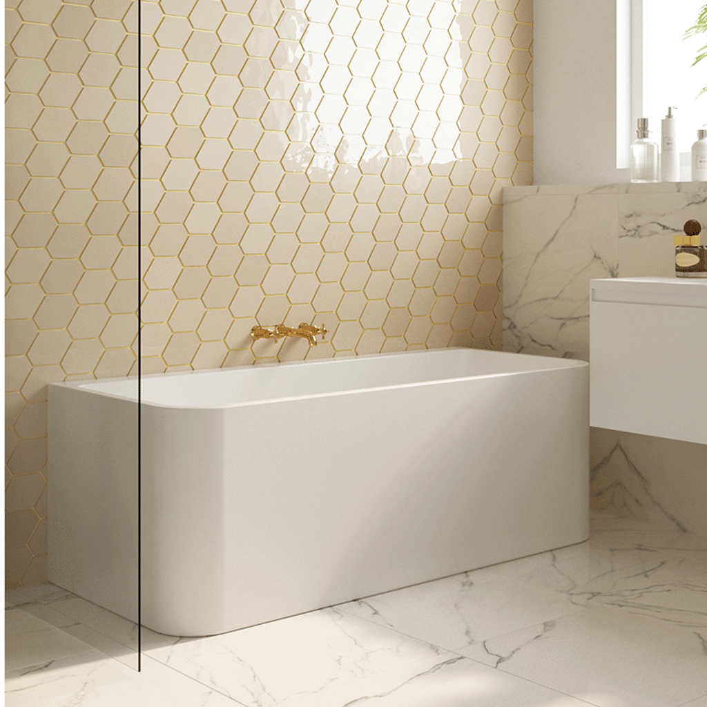 Freestanding Bath (ALTO-1700) Gloss White